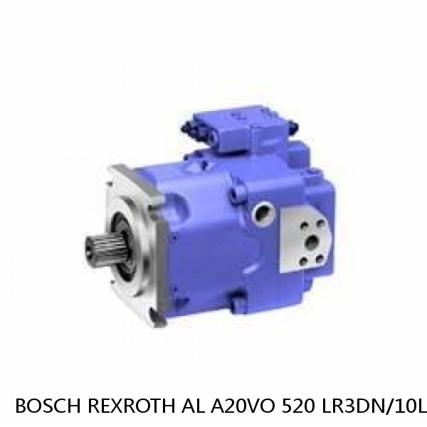 AL A20VO 520 LR3DN/10L-VZH26K00-S2343 BOSCH REXROTH A20VO Hydraulic axial piston pump