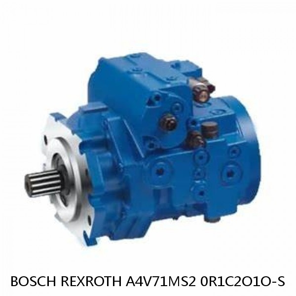 A4V71MS2 0R1C2O1O-S BOSCH REXROTH A4V Variable Pumps