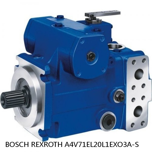 A4V71EL20L1EXO3A-S BOSCH REXROTH A4V Variable Pumps