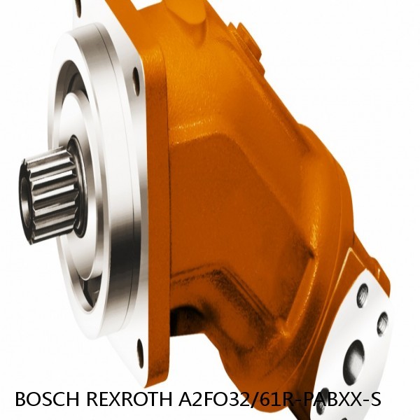 A2FO32/61R-PABXX-S BOSCH REXROTH A2FO Fixed Displacement Pumps