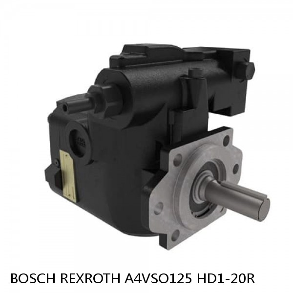 A4VSO125 HD1-20R BOSCH REXROTH A4VSO Variable Displacement Pumps #1 small image