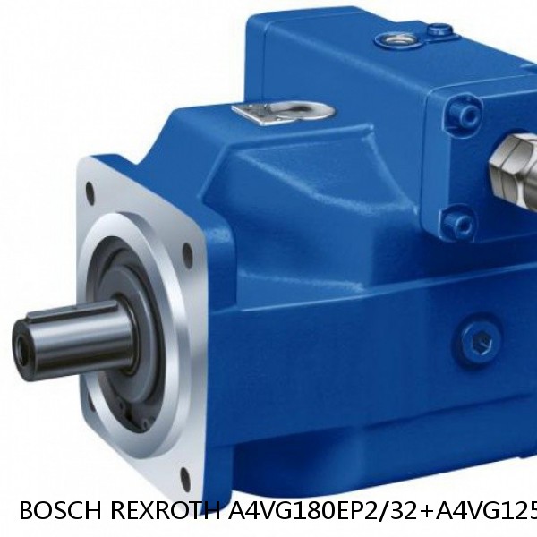 A4VG180EP2/32+A4VG125EP2/32 BOSCH REXROTH A4VG Variable Displacement Pumps
