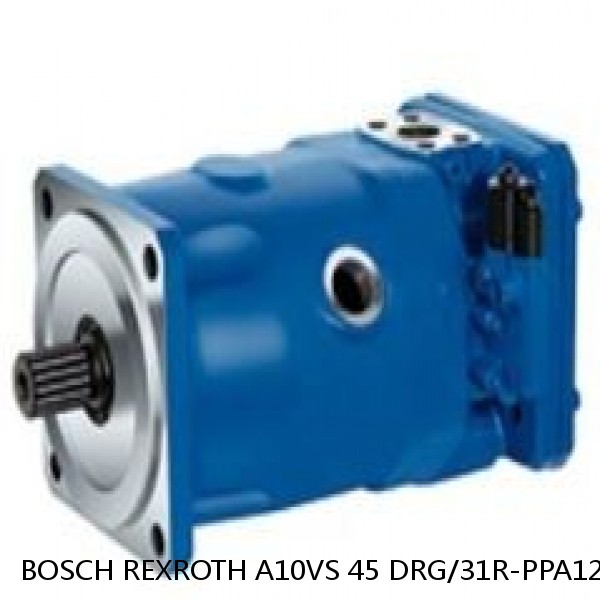 A10VS 45 DRG/31R-PPA12N BOSCH REXROTH A10VSO Variable Displacement Pumps