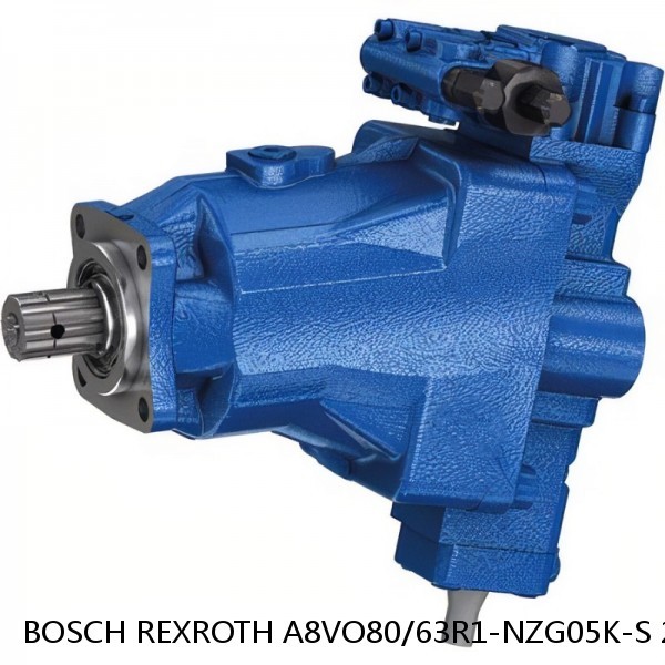 A8VO80/63R1-NZG05K-S 27022.9107 BOSCH REXROTH A8VO Variable Displacement Pumps #1 image